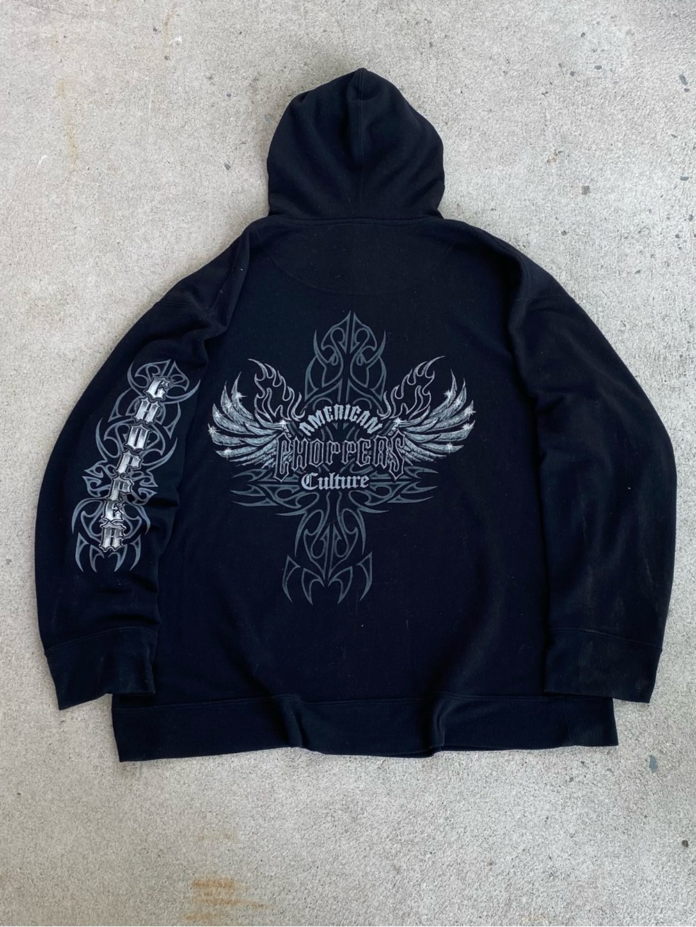 Y2k American Biker Culture Biker Hoodie